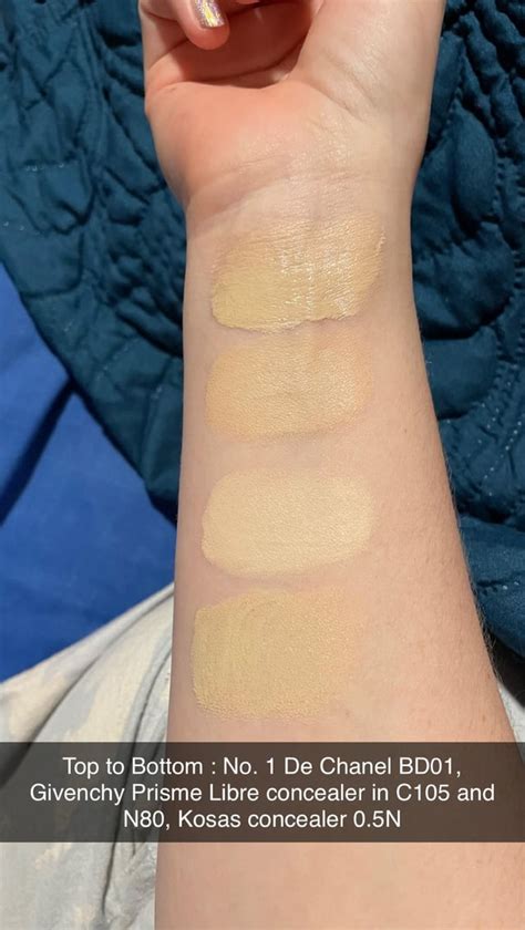 givenchy concelar|Givenchy concealer swatches.